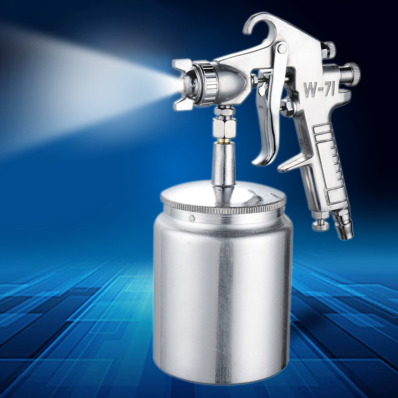 Dry Paint W71 Spray Gun Upper and Lower Pot Sprayer Paint Spray Gun Household Spraying Gun Pneumatic Tools Wholesale