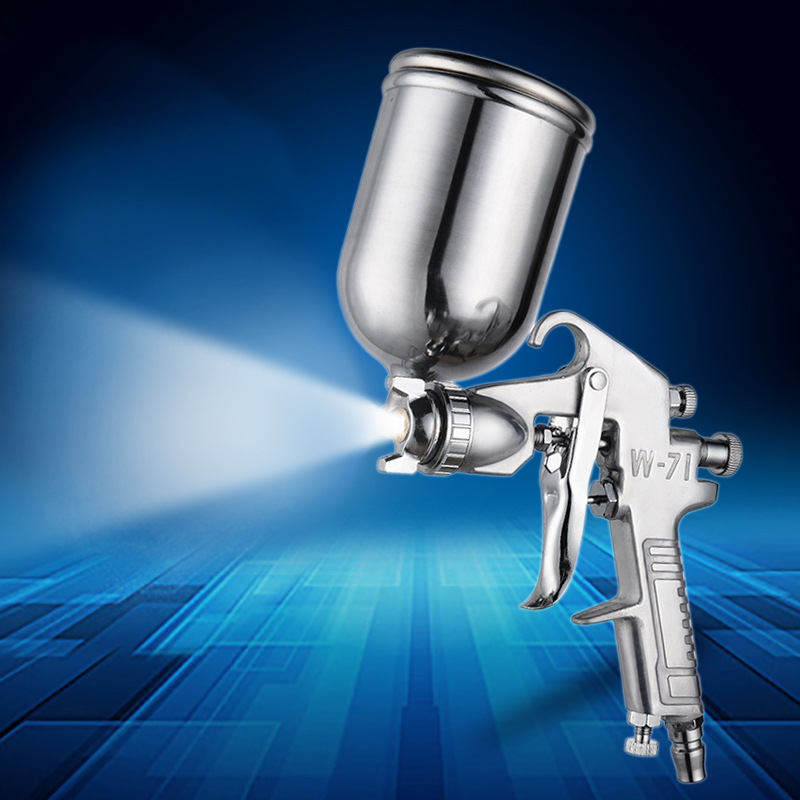 Dry Paint W71 Spray Gun Upper and Lower Pot Sprayer Paint Spray Gun Household Spraying Gun Pneumatic Tools Wholesale