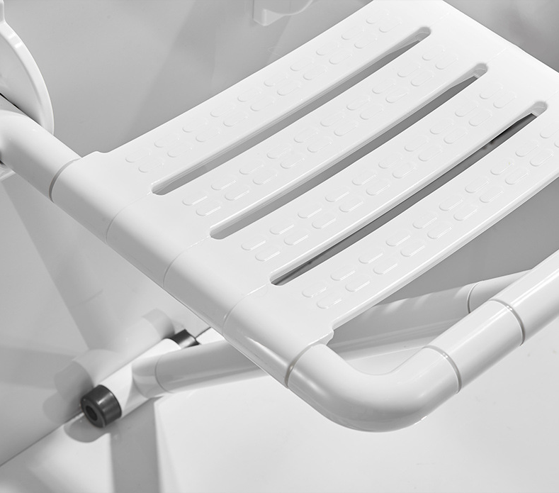 Bathroom Folding Stool Shower Seat Toilet Elderly Bath Shower Folding Chair Barrier-Free Stool for the Disabled