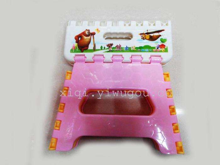 Cartoon stamp bears folding stool stool RS-6910 kindergarten students Cartoon stamp bears folding stool stool RS-6910 kindergarten students