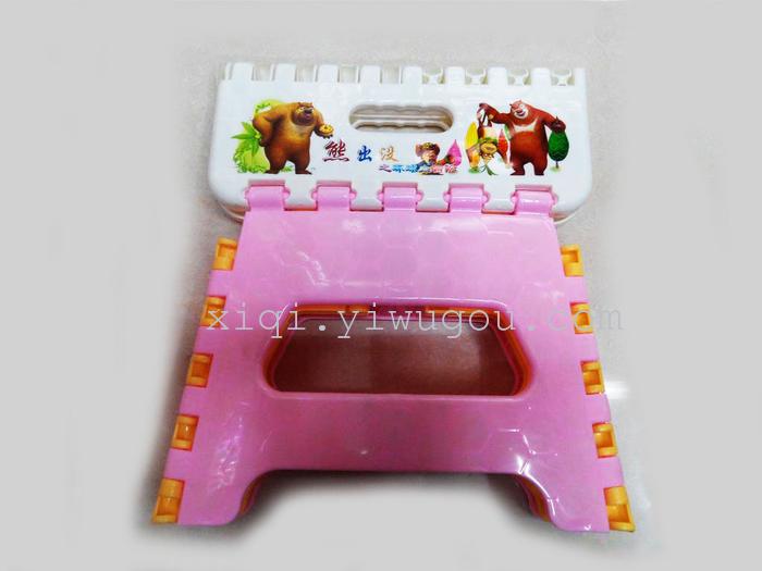 Cartoon stamp bears folding stool stool RS-6910 kindergarten students Cartoon stamp bears folding stool stool RS-6910 kindergarten students