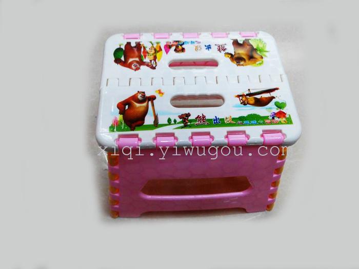Cartoon stamp bears folding stool stool RS-6910 kindergarten students Cartoon stamp bears folding stool stool RS-6910 kindergarten students