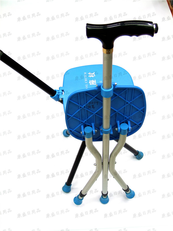 Aluminum alloy stool stool cane folding stool folding cane multi-functional walking stick Aluminum alloy stool stool cane folding stool folding cane multi-functional walking stick