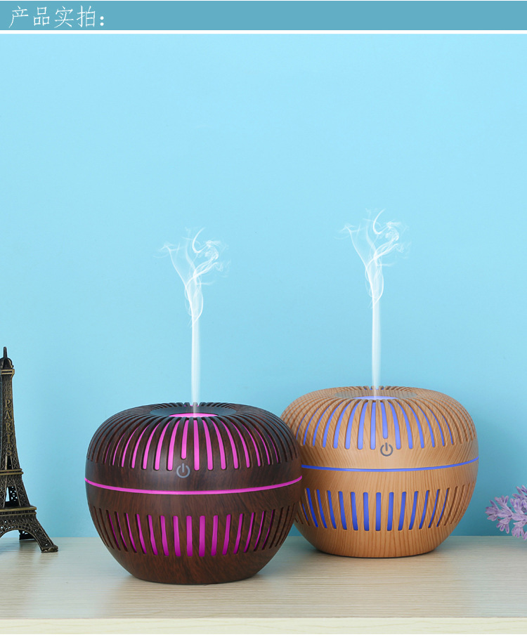 New Humidifier Aroma Diffuser Desktop and Car-Mounted USB Charging Wood Grain Disinfection Purifier Humidifier Sprayer