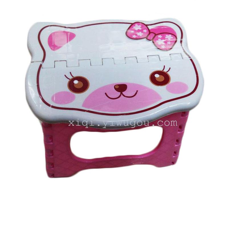 Cartoon printed folding stool fishing train storage stool RS-6909