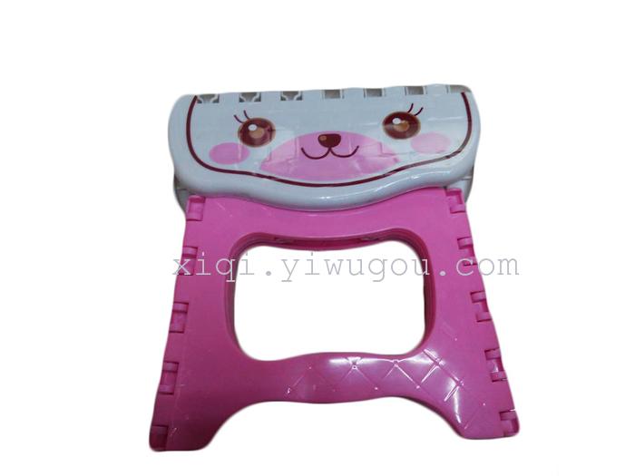 Cartoon printed folding stool fishing train storage stool RS-6909