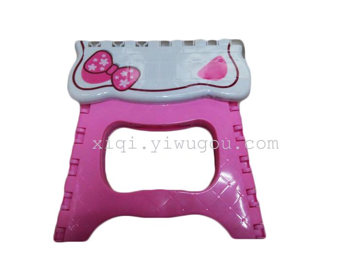 Cartoon printed folding stool fishing train storage stool RS-6909