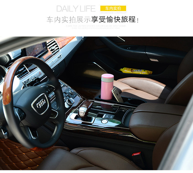 Car Car Multifunction Storage Rack Car Car Gap Pocket Water Cup Holder Mobile Phone Holder Storage Box Three-in-One