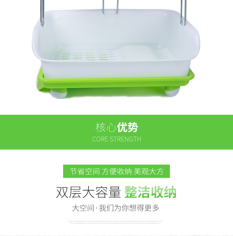Creative kitchen storage rack Storage rack storage bowl rack chopsticks air asphalt bowl rack factory direct sale