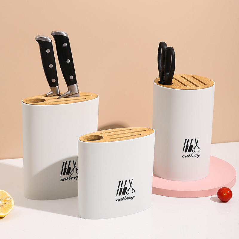 Simple Knife Storage Rack Household Kitchen Utensils MultiFunctional Storage Rack Kitchen Knife Holder Knife Holder