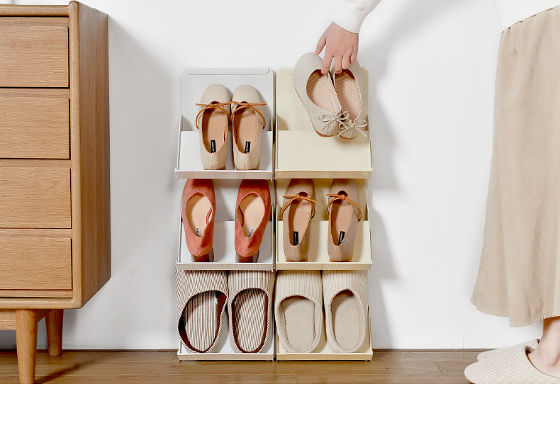 Shoe Rack Simple Household Multi-Layer Assembly Dustproof Simple Combined Shoe Storage Rack Storage Rack