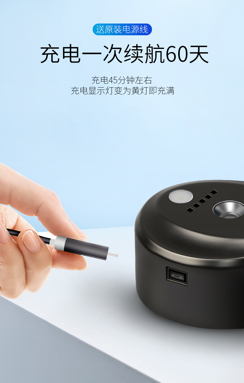 Sprayer Cologne Aromatherapy Essential Oil Ornaments Creative Car Accessory Electronic onBoard Perfume Men's Decorations