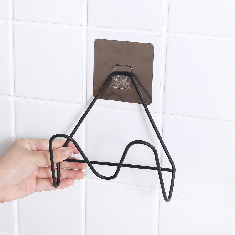 pot cover storage rack without punching kitchen shelf kitchen and bathroom multifunctional sticky board storage rack