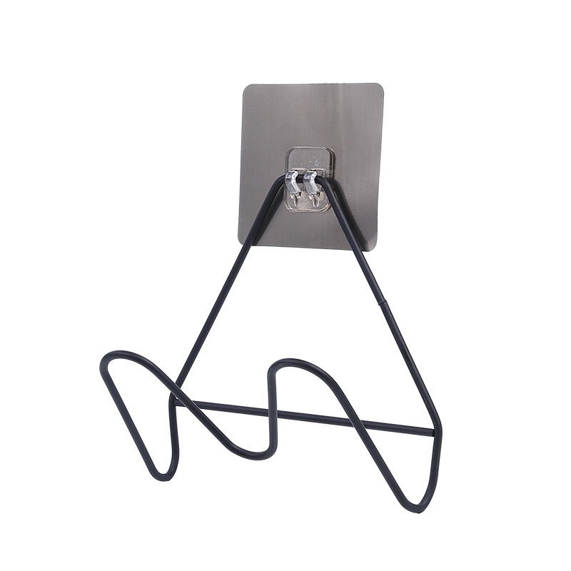 pot cover storage rack without punching kitchen shelf kitchen and bathroom multifunctional sticky board storage rack