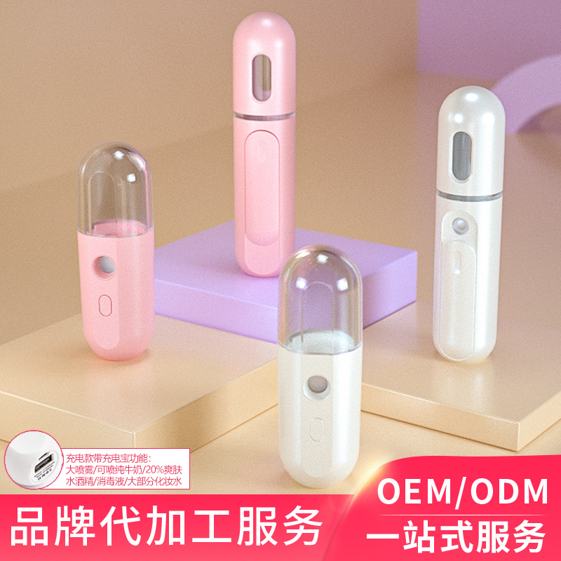 Face Steaming Sprayer Household Charging Water Replenishing Instrument Handheld Equipment for Facial Beauty Humidifier
