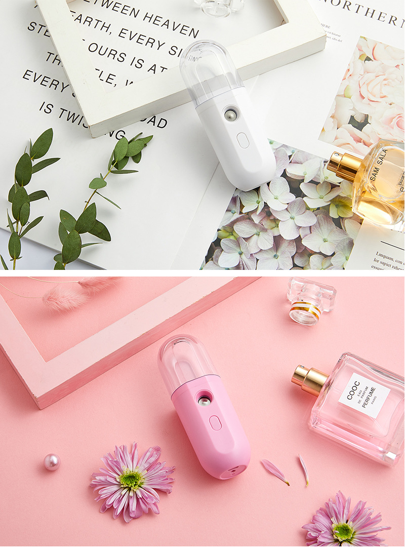 Face Steaming Sprayer Household Charging Water Replenishing Instrument Handheld Equipment for Facial Beauty Humidifier