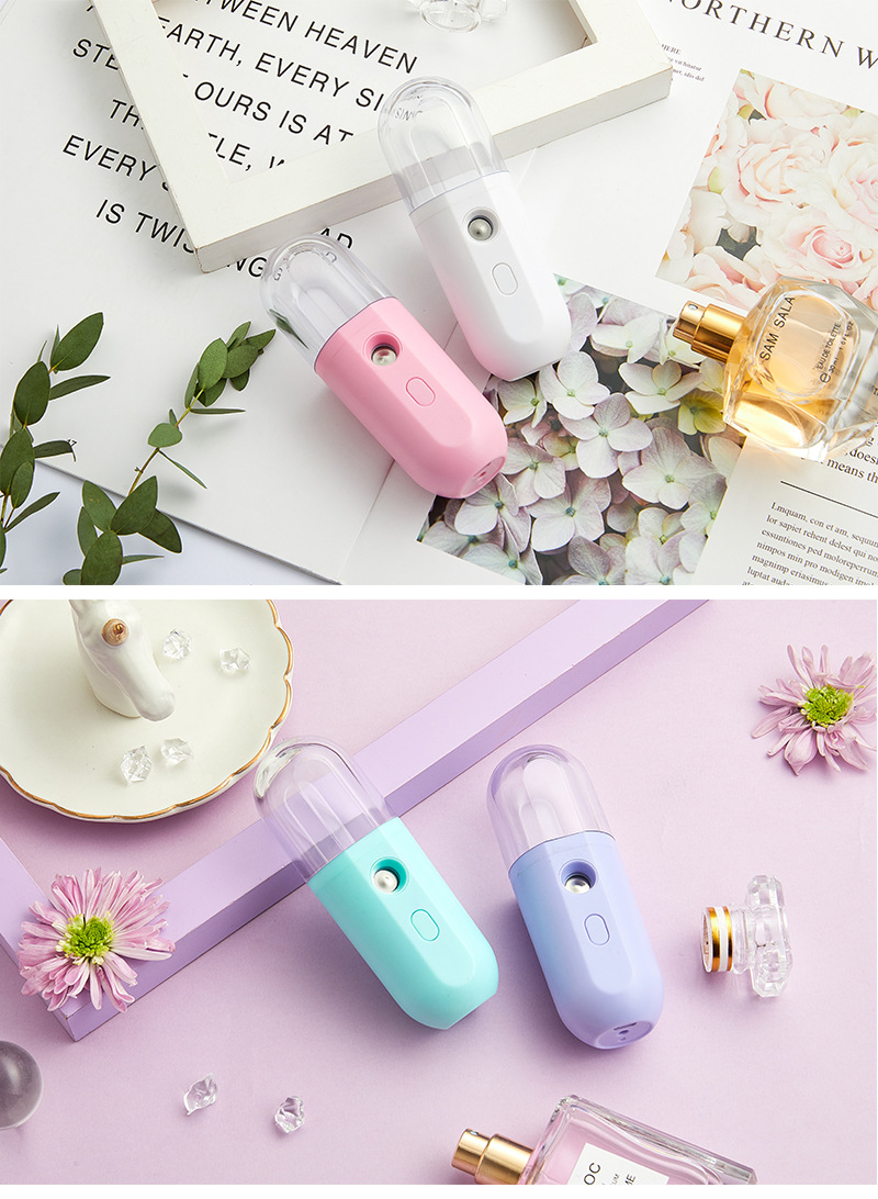 Face Steaming Sprayer Household Charging Water Replenishing Instrument Handheld Equipment for Facial Beauty Humidifier