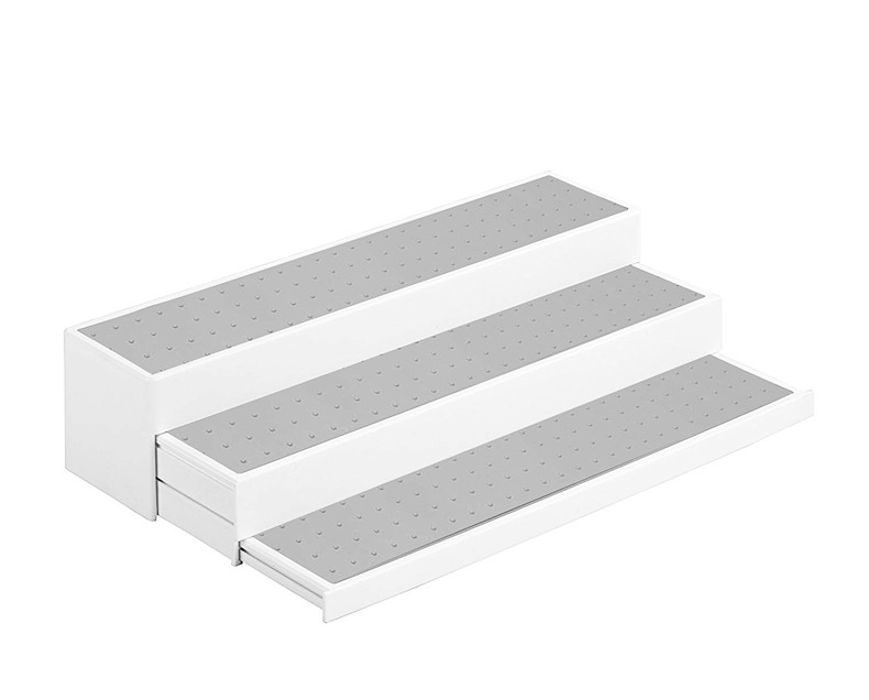 Triple-layer telescopic seasoning rack ABS seasoning storage rack Kitchen storage rack home storage 2019 new products