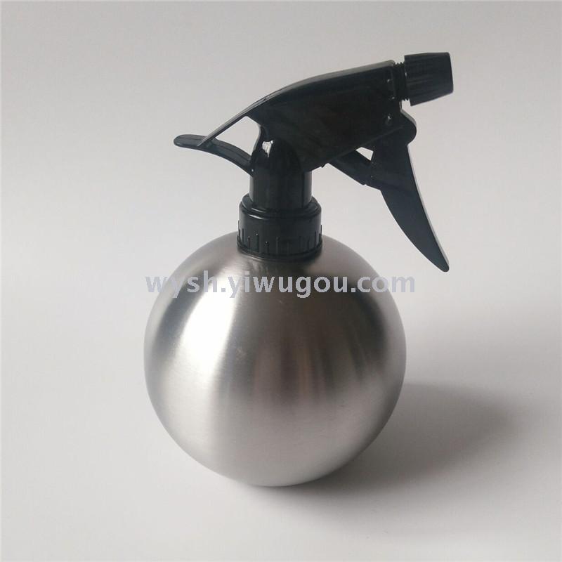 304 Stainless Steel Sprayer Small Sprinkling Can Alcohol Pot Hairdressing Sprinkling Can Hand Button Sprinkling Can 350ml