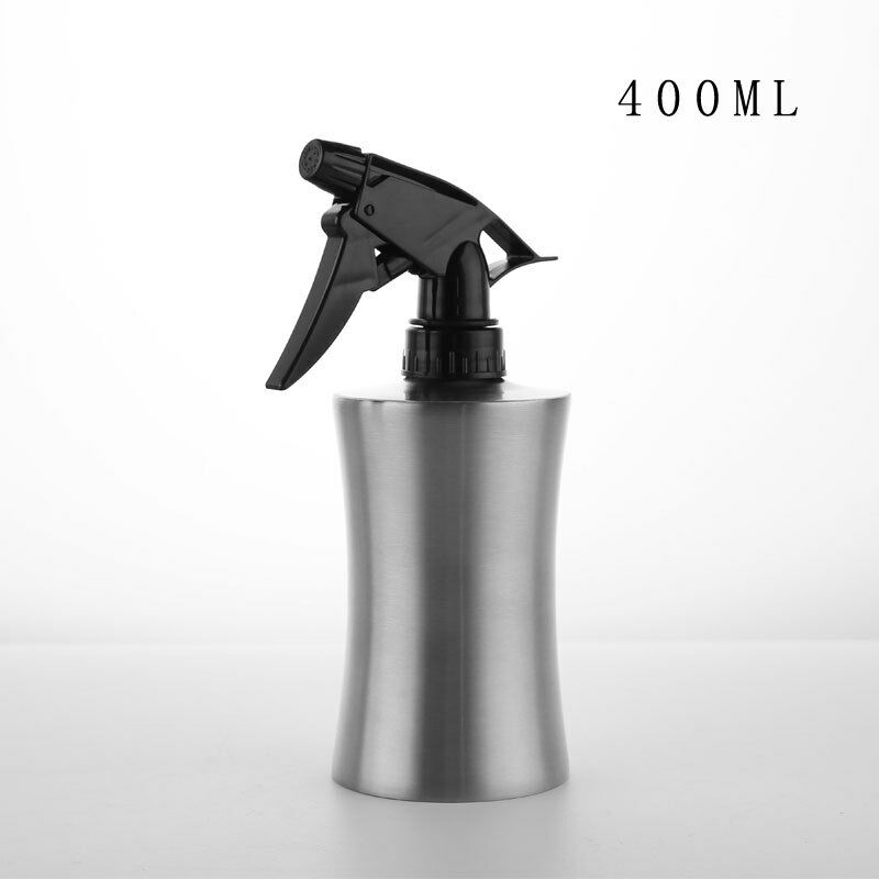 304 Stainless Steel Sprayer Small Sprinkling Can Alcohol Pot Hairdressing Sprinkling Can Hand Button Sprinkling Can 350ml