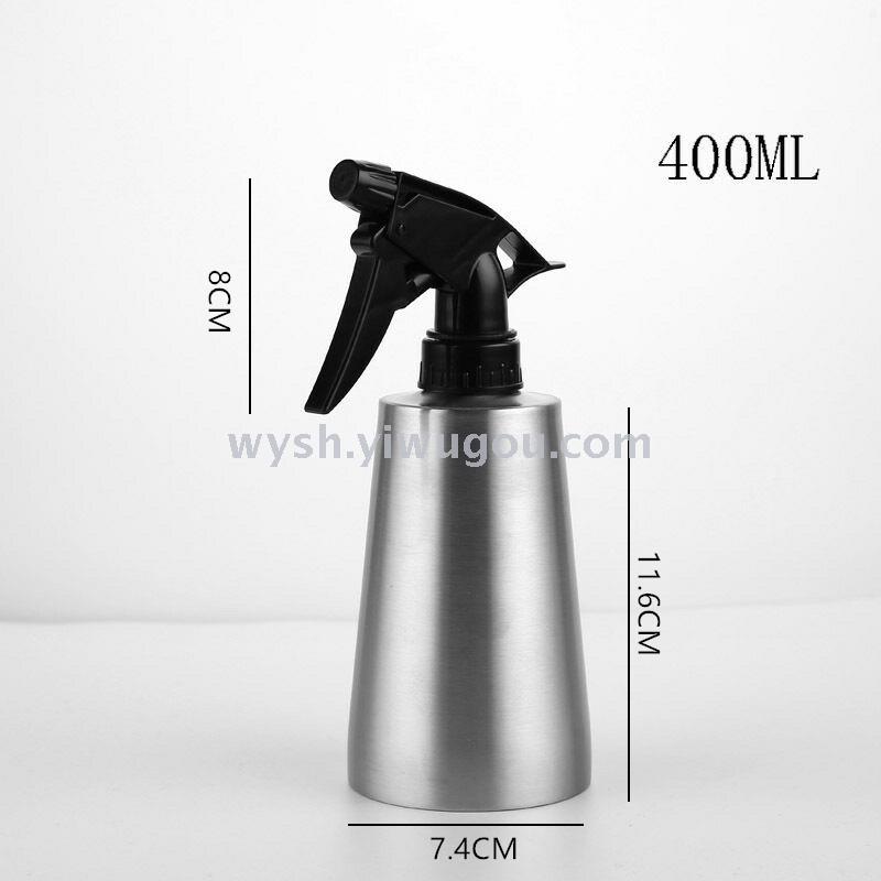 304 Stainless Steel Sprayer Small Sprinkling Can Alcohol Pot Hairdressing Sprinkling Can Hand Button Sprinkling Can 350ml