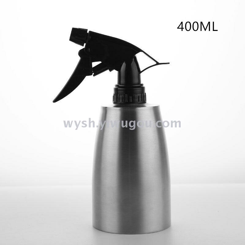 304 Stainless Steel Sprayer Small Sprinkling Can Alcohol Pot Hairdressing Sprinkling Can Hand Button Sprinkling Can 350ml