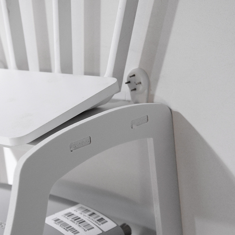 Hollow Double-Layer WiFi Router Storage Rack TV Wall-Mounted STB Shelves Punch-Free Wall-Mounted Storage Rack