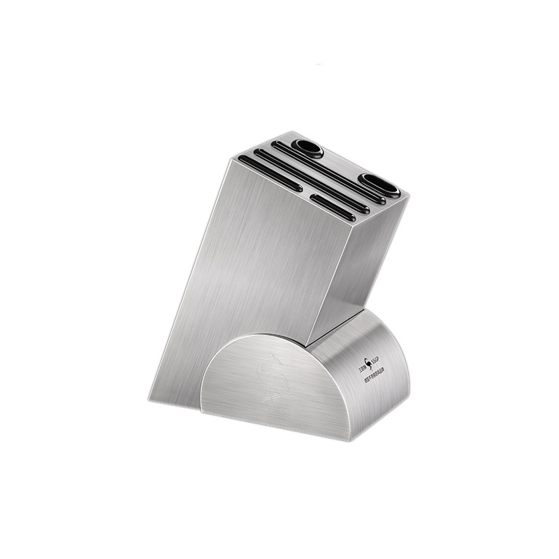 Stainless Steel Knife Holder AllSteel MultiFunctional Knife Storage Rack Household Knife Storage Rack Kitchen Supplies
