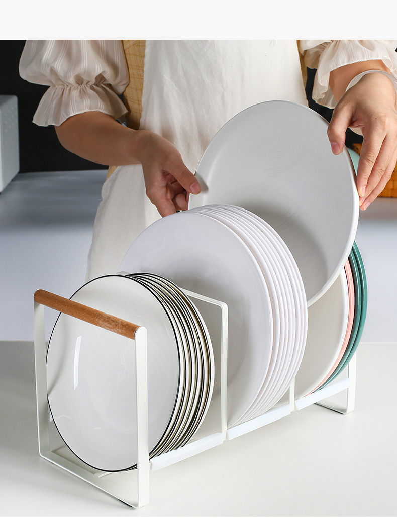 lattice bowl tray kitchen utensils and appliances storage rack iron kitchen storage rack with silica gel cover white