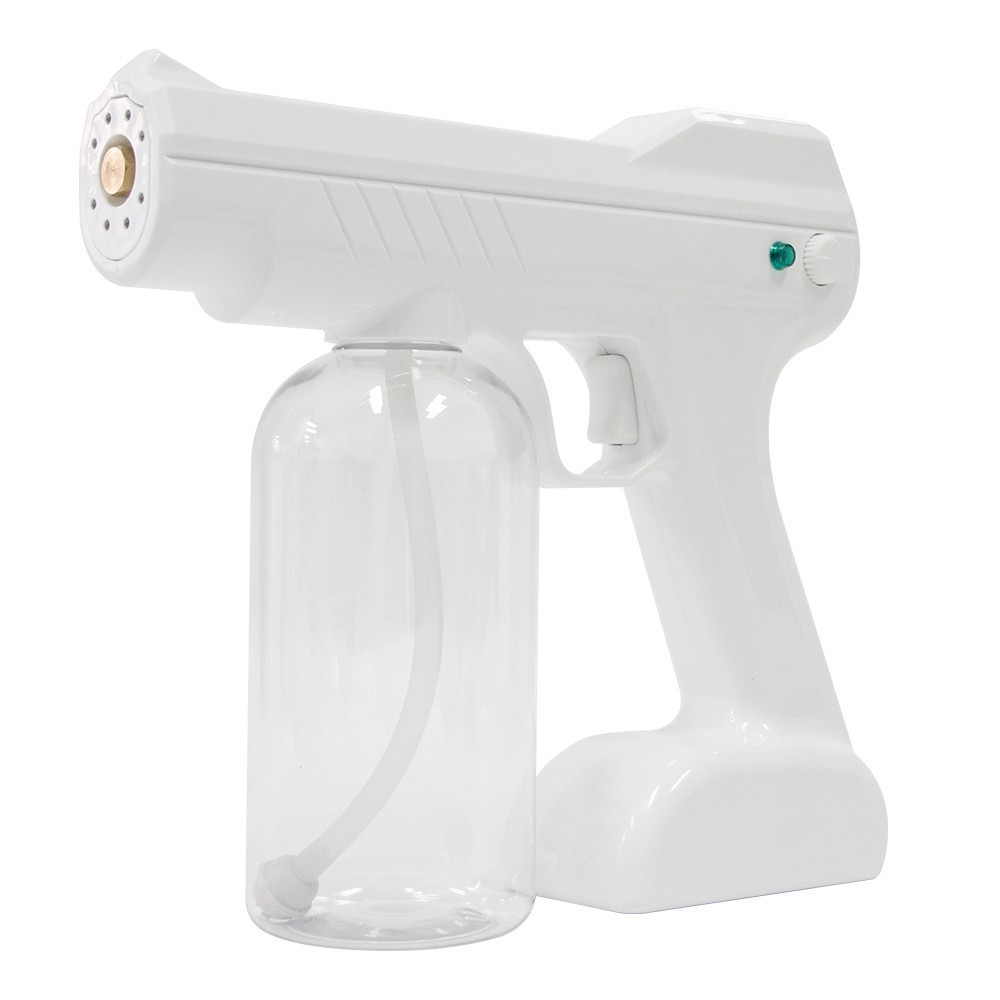 Spot Disinfection Gun Blue Light Nano Atomization Sprayer Handheld Wireless Charging Spray Pistol UV Atomization Disinfection