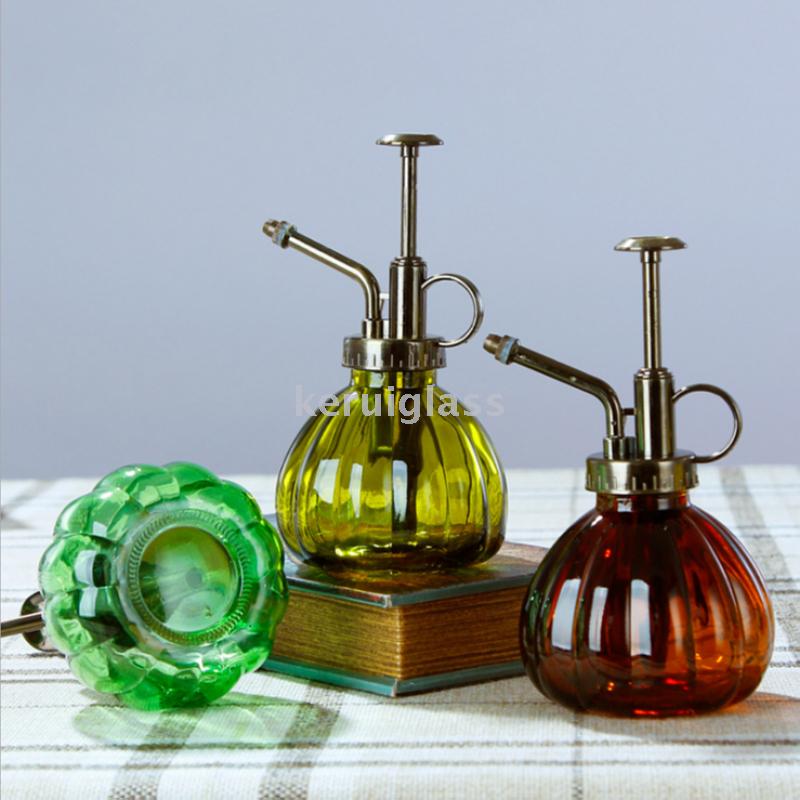 Wholesale Direct Sales Glass Bottle Vase Sprinkling Can Watering Gardening Household Sprinkler Sprayer Small Pressure Watering Spray