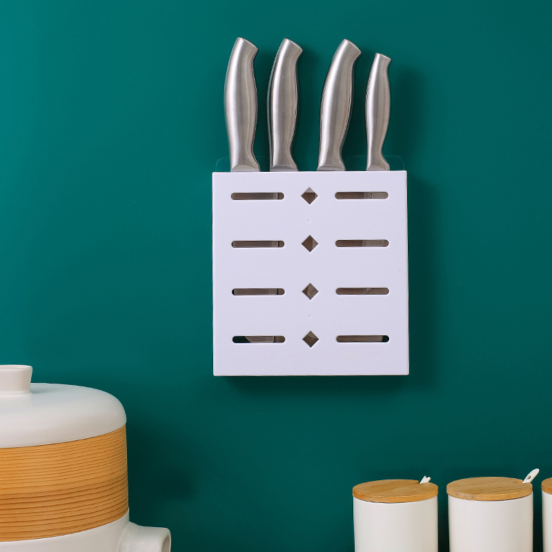 PunchFree Knife Holder Kitchen Supplies Storage Rack Invisible Knife Socket Household WallMounted Storage Rack Whole