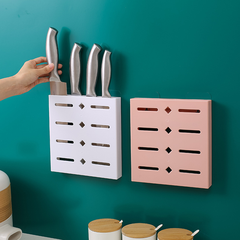 PunchFree Knife Holder Kitchen Supplies Storage Rack Invisible Knife Socket Household WallMounted Storage Rack Whole