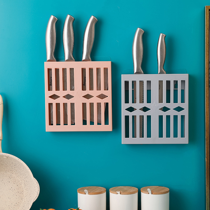 PunchFree Knife Holder Kitchen Supplies Storage Rack Invisible Knife Socket Household WallMounted Storage Rack Whole