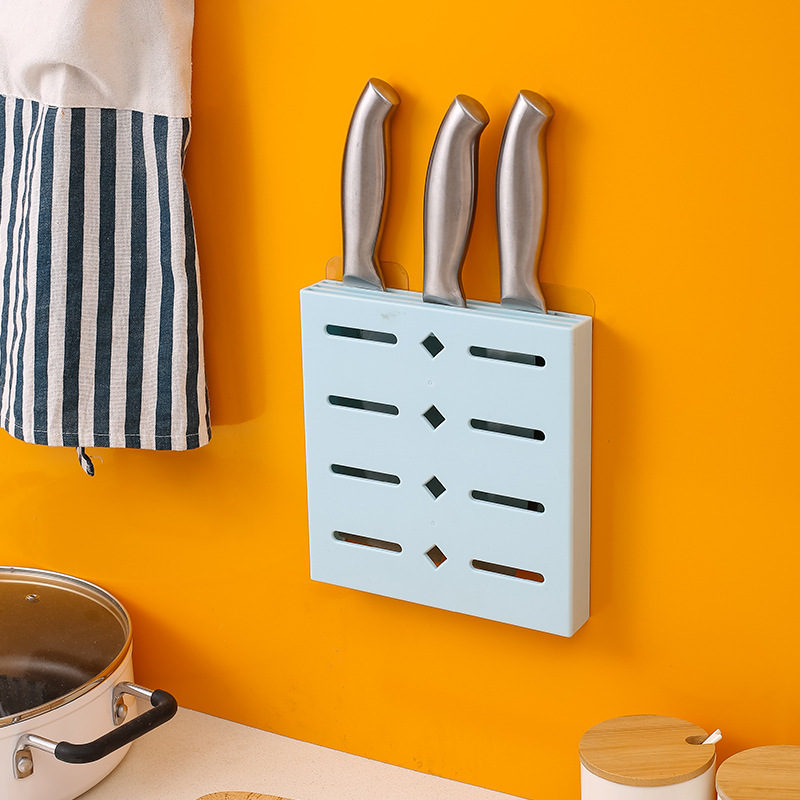 PunchFree Knife Holder Kitchen Supplies Storage Rack Invisible Knife Socket Household WallMounted Storage Rack Whole