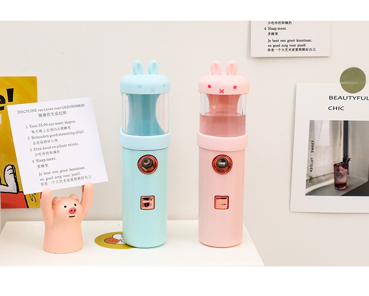 Creative Nano Mist Sprayer Water Replenishing Device Portable Rechargeable Handheld Facial Beauty Apparatus Moisturizing Water Replenishing Device