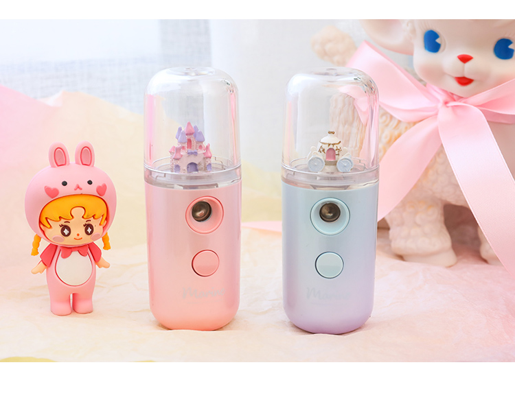 Creative Nano Mist Sprayer Water Replenishing Device Portable Rechargeable Handheld Facial Beauty Apparatus Moisturizing Water Replenishing Device