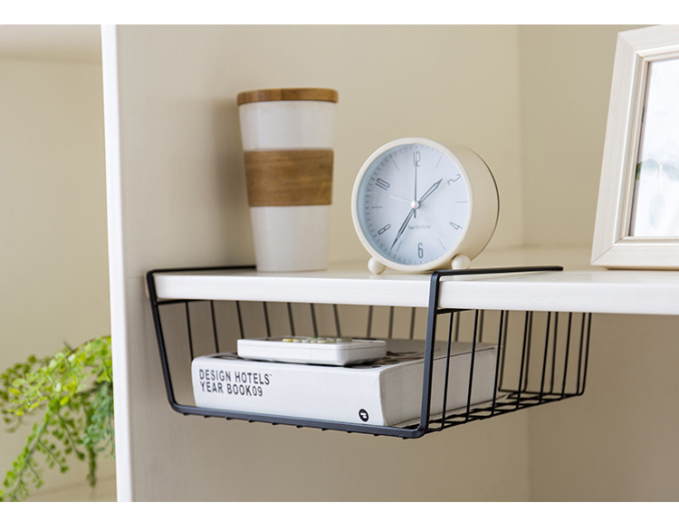 Kitchen Cabinet Lower Shelf Compartment Hanging Basket Storage Rack Wardrobe Storage Tiered Shelf Cabinet Rack Organizing Rack
