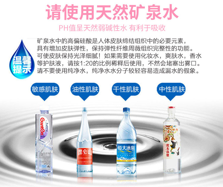 Handheld Portable Electric Nano Mist Sprayer Facial Vaporizer Facial Humidification Hand Mask Beauty Sprayer