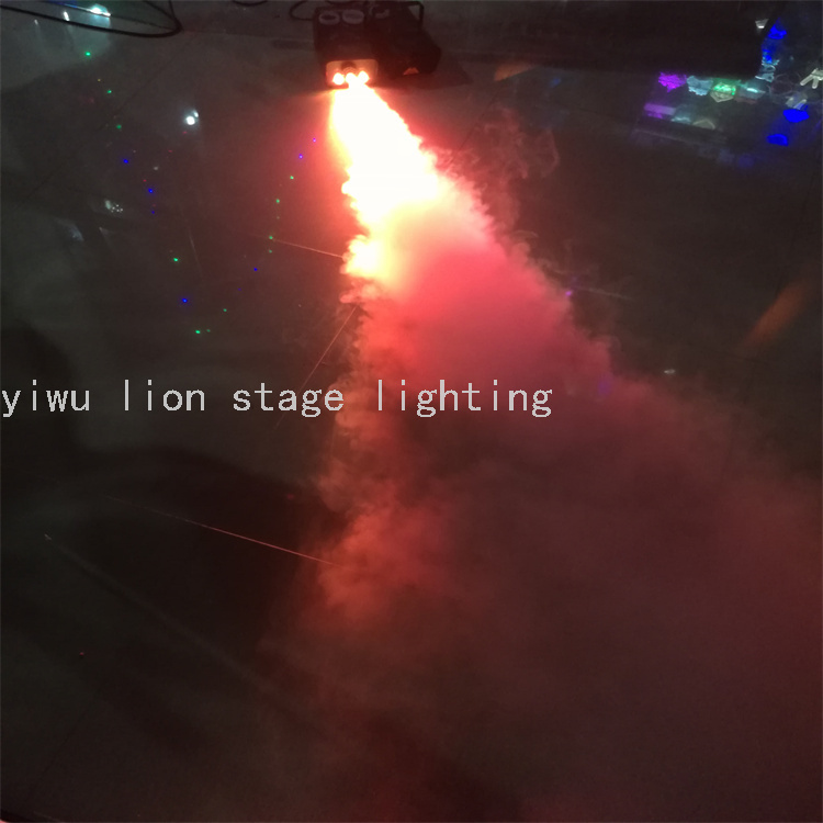 Factory Direct Sales White Shell 500W Luminous Smoke Making Machine 3 Led Colorful Lamp Beads Wedding Stage Sprayer