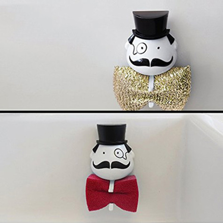 Creative Sponge Mr. Bagel cloth sponge wipe storage rack multi-purpose sink water storage rack