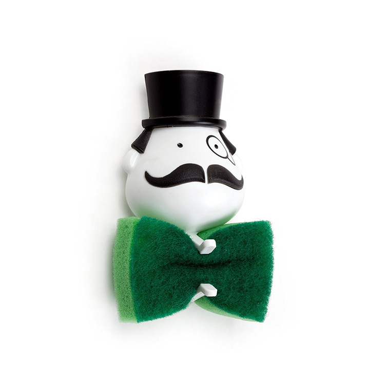 Creative Sponge Mr. Bagel cloth sponge wipe storage rack multi-purpose sink water storage rack