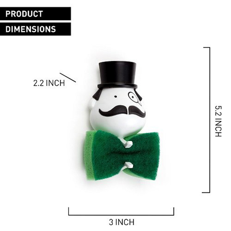 Creative Sponge Mr. Bagel cloth sponge wipe storage rack multi-purpose sink water storage rack