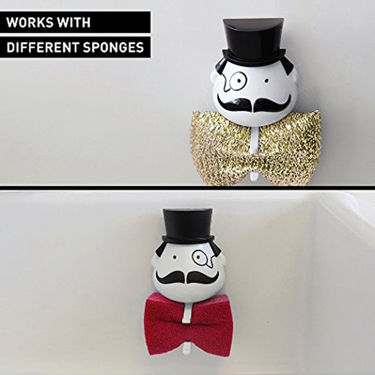 Creative Sponge Mr. Bagel cloth sponge wipe storage rack multi-purpose sink water storage rack