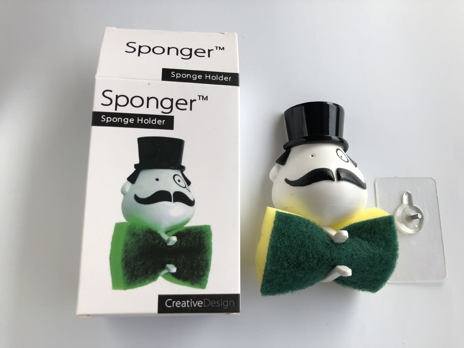 Creative Sponge Mr. Bagel cloth sponge wipe storage rack multi-purpose sink water storage rack
