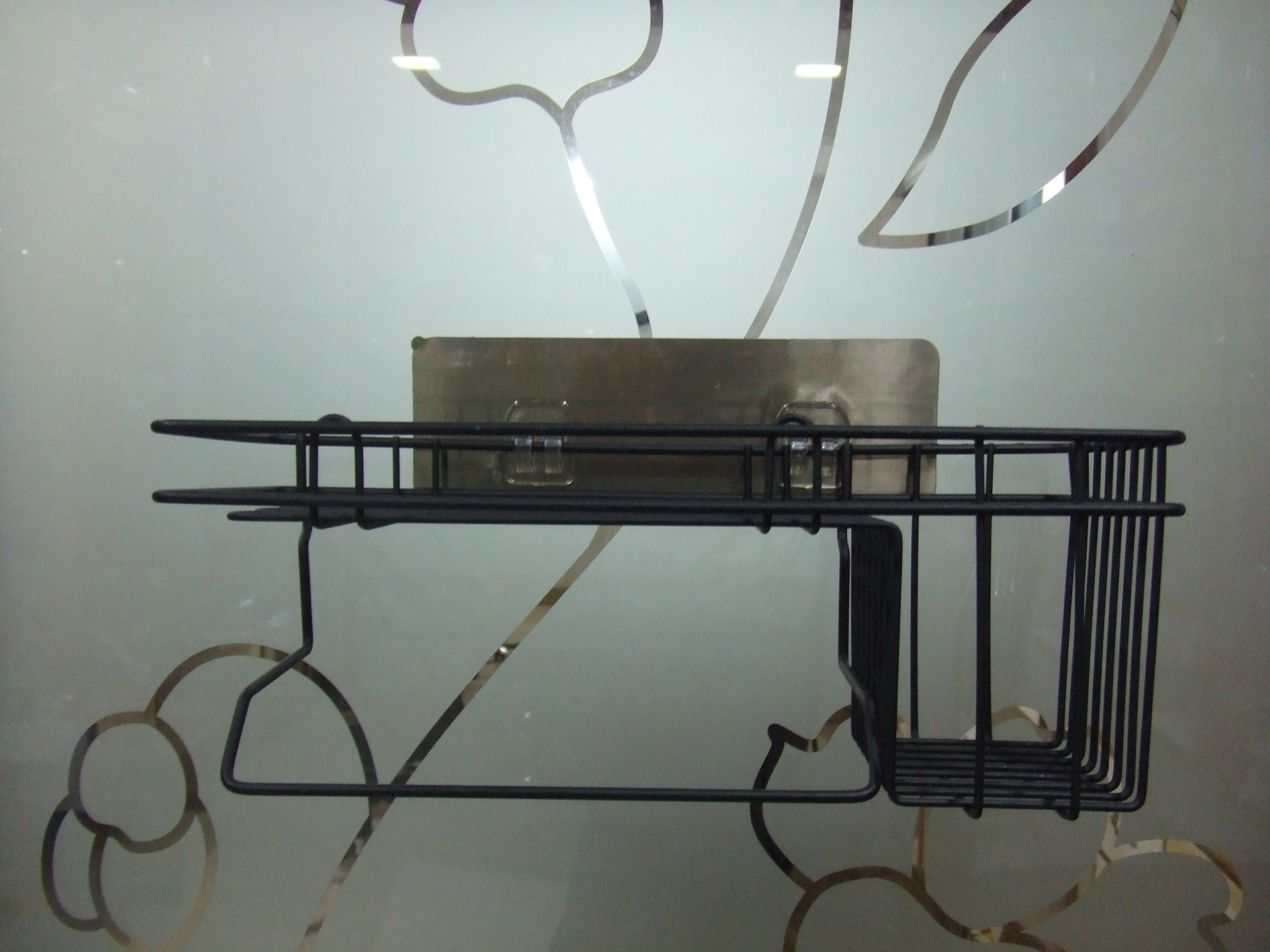 Kitchen Wrought Iron Hanging Basket, Storage Rack Draining Rack Sponge Dishcloth Rag Rack Multi-Purpose Storage Rack Hair Dryer Rack