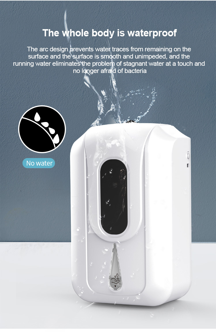Cross-Border Large Capacity Automatic Gel Hand Washing Machine Motion Activated Liquid Soap Dispenser Alcohol Hand Sprayer Support Labeling