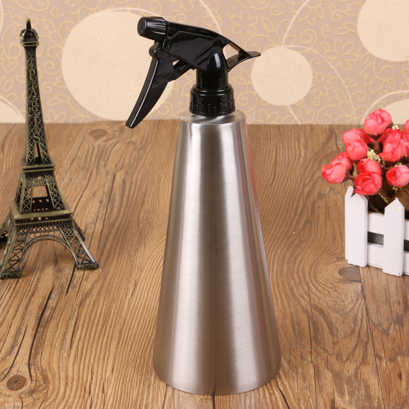 Factory Direct Sales 304 Stainless Steel Sprinkling Can Spray Pot Humidifier Cleaning Sprayer Large Capacity Hairdressing 800ml