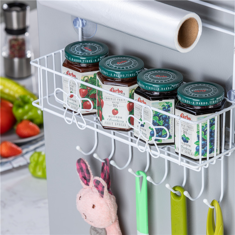 side wall paper rack storage rack kitchen paper rack storage rack without punching plastic film seasoning rack