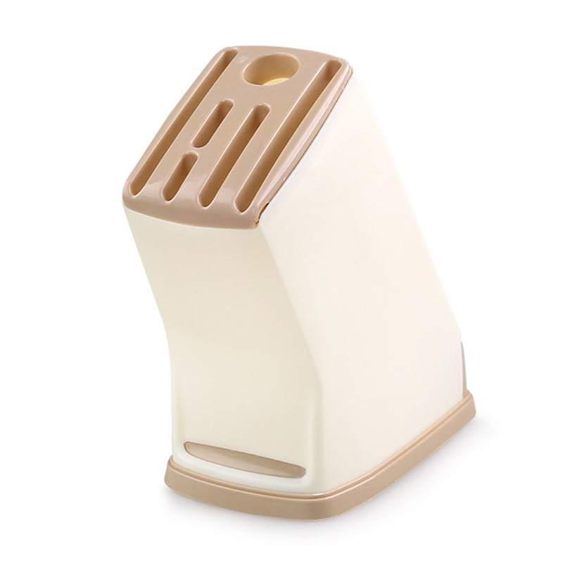 Kitchen Plastic Knife Rest Storage Knife Holder Multi-Functional Knife Storage Rack Draining Scissors Kitchen Knife Storage Rack